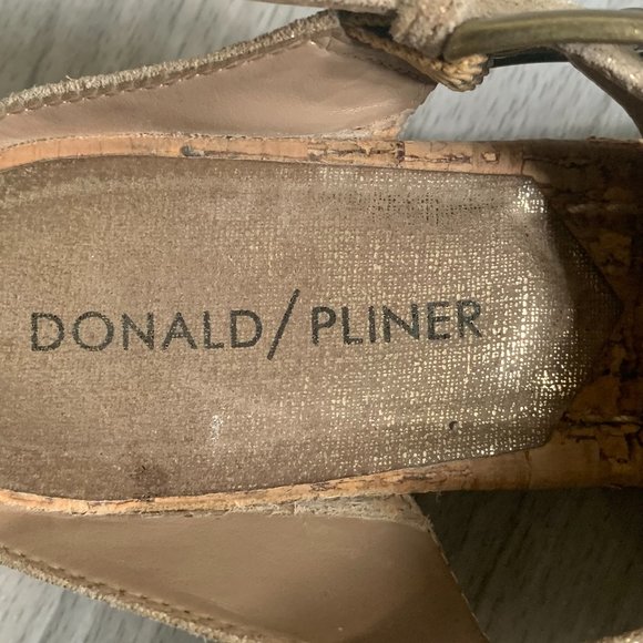 Donald J. Pliner Donni Cork Wedge Sandals 6.5 - Picture 3 of 10